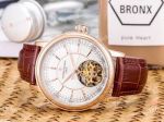 Copy Vacheron Constantin Geneve Tourbillon Men Watch Rose Gold White Dial